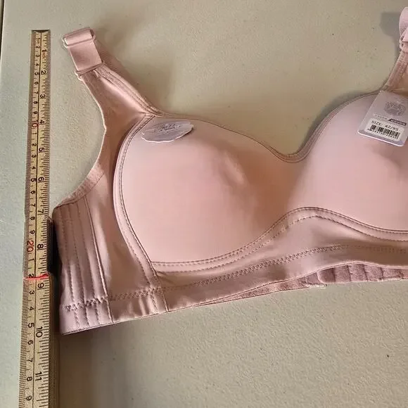 Daisiying Wireless Padded Bra Women's 42 / 2 Pack Black & Pink NWT - Picture 16 of 16